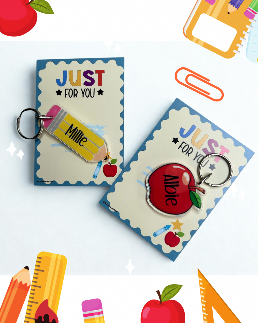 Coloured Pencil Keyring