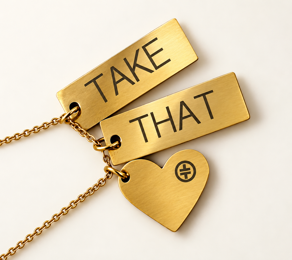 Take That 3 pendent necklace