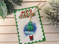 Coloured tree baubles