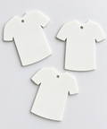 T shirt style acrylic 3mm blanks (sold in packs of 10)