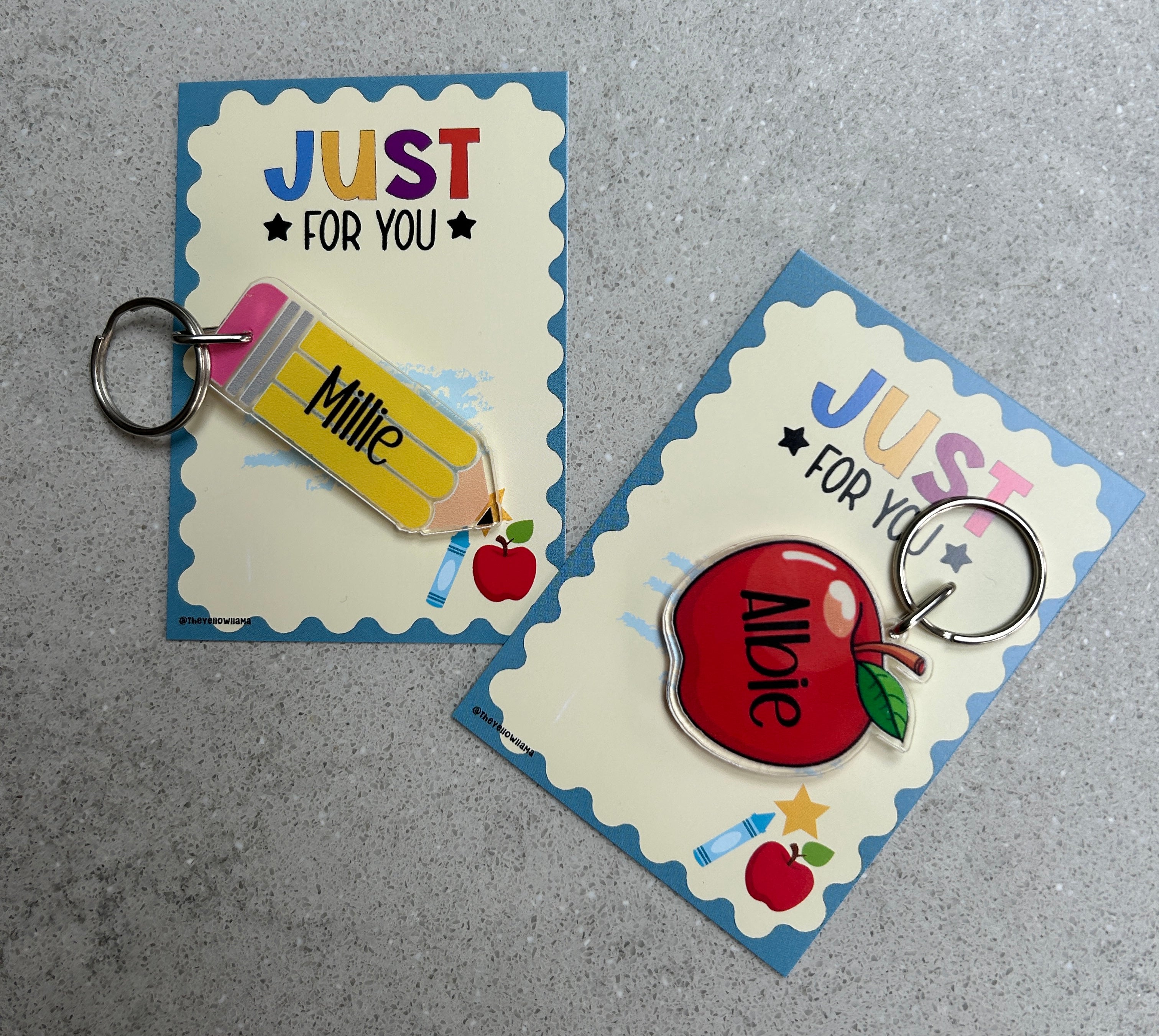 Coloured Pencil Keyring
