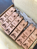 Wooden bookmark