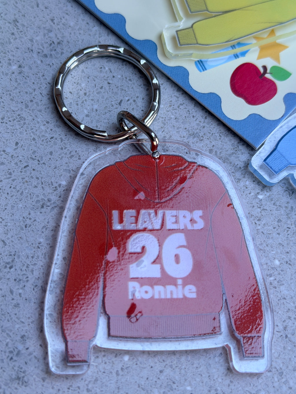 Coloured leavers hoodie '26 keyring