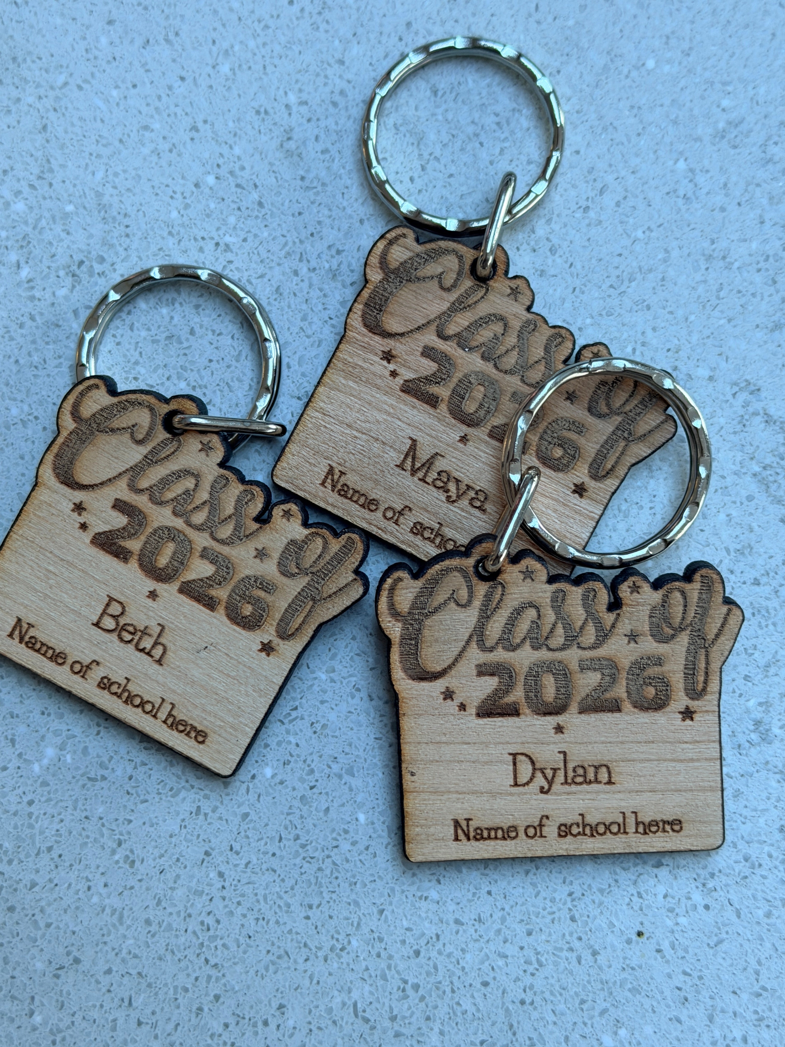 Class of 2026 keyring