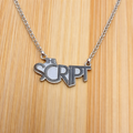The Script Necklace Engraved